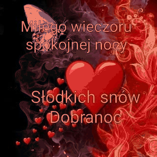 Gorące serce miłego wieczoru